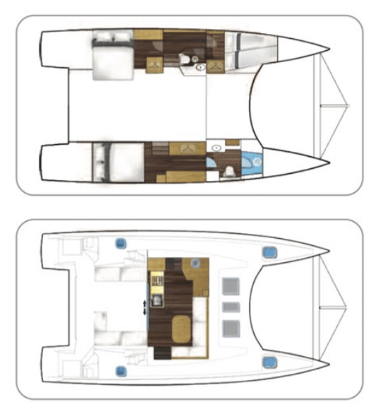 plan catamaran C-CAT-37